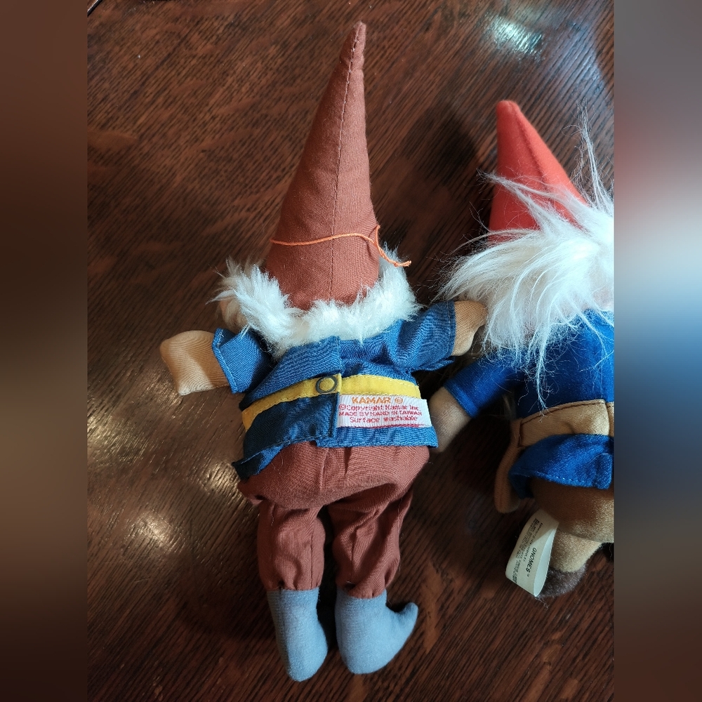 Vintage Japanese Kamar Company Gnome Rubber & Plush Dolls - New Conditio w/Tags! - Picture 6 of 14